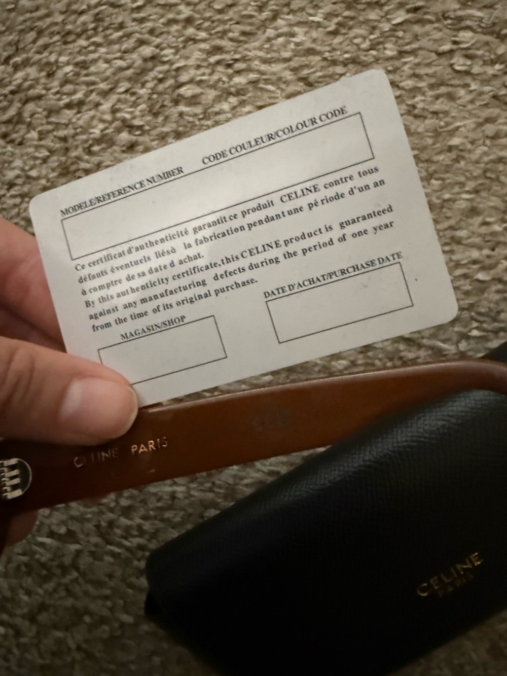 Celine sunglasses with black leather case - Picture 5 of 5